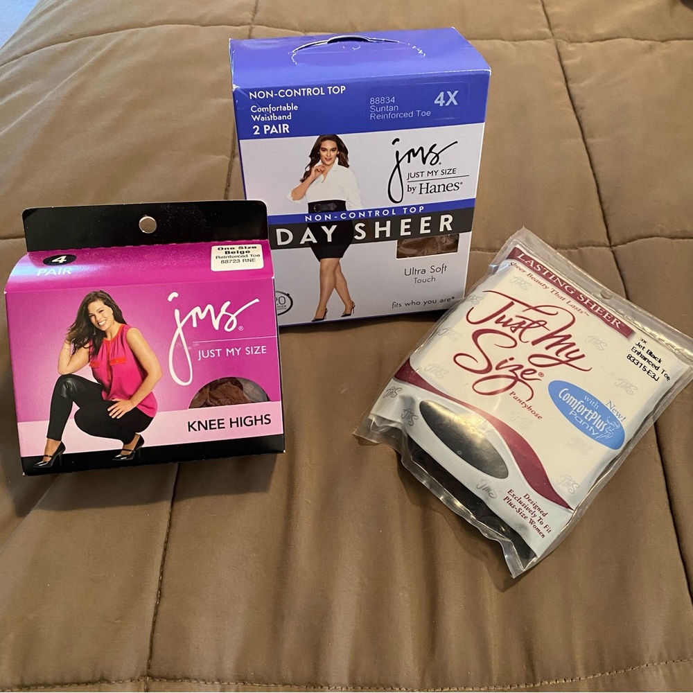 Hanes Just My Size Bundle of 3piece Hosiery